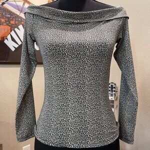 H&M Women's Off Shoulder Floral Shirt